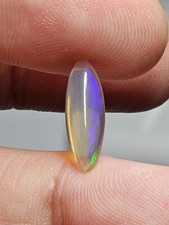 Ethiopian White Clear Welo Opal shaped and Polished 1.2cts