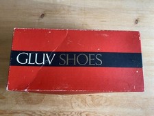 Vintage 1960s Womens empty shoe box Gluv Shoes Bracken tie shoe