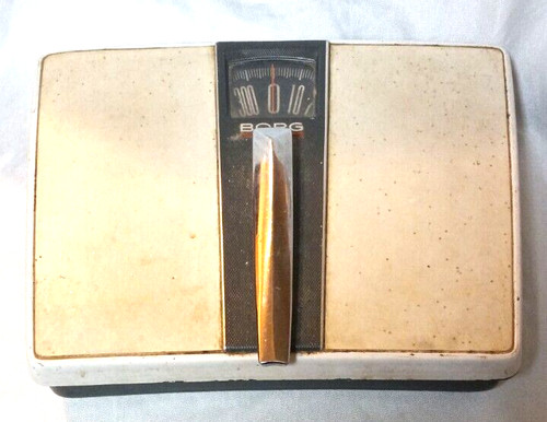 Vintage borg bathroom scale - borg,