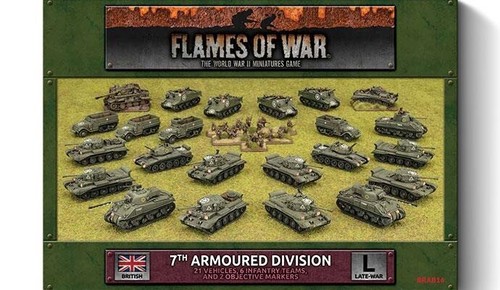 7th armoured division - 7th, flames