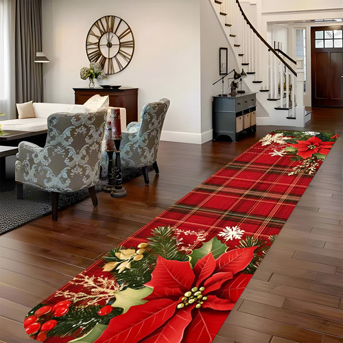 Christmas checkered corridor - checkered,