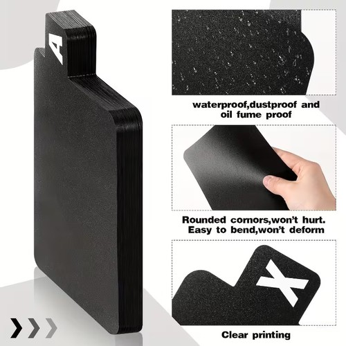 26pcs black plastic vinyl - 26pcs,
