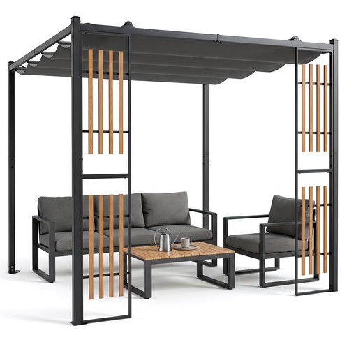 Outdoor garden pergola x - outdoor, 2.3