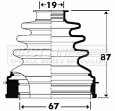 CV Boot Gaiter Inner FOR FORD FOCUS II 1.4 05->12 Saloon DB DH FCH ASDA ASDB FL