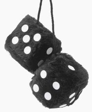 Black dice car caravan - dice, &
