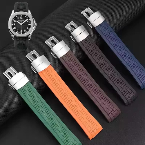 Soft rubber watch strap - rubber, for