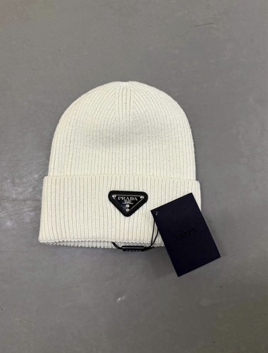Prada beanie white - white, hat