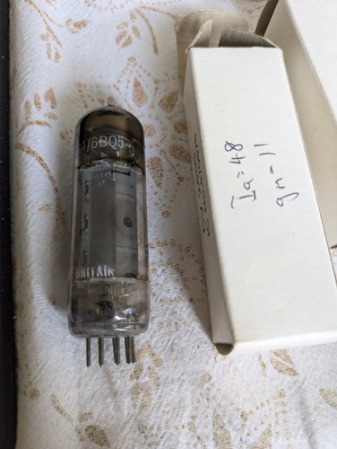 Mullard el84 rx1 b9e valve - mullard,