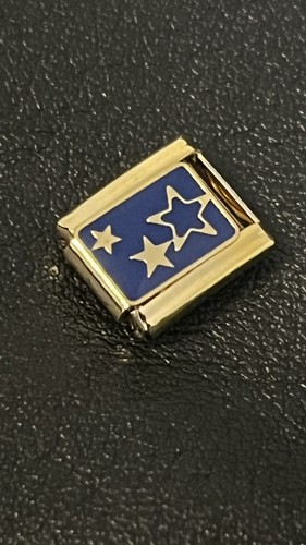 Italian gold charm - italian, star