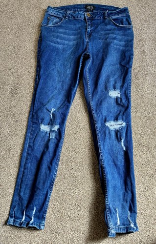 Select women blue ripped - women's,