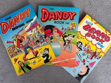 VGC Vintage Dandy and Beano Comic Books 1986 1987 1991 Christmas Annuals 1980s