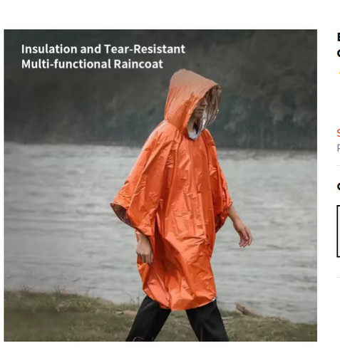 Emergency waterproof rain - emergency,