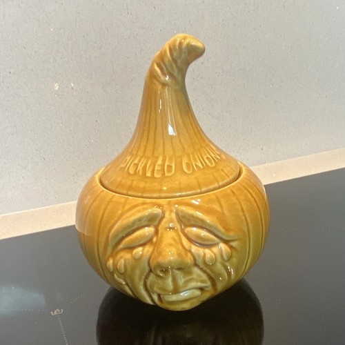 Glossy ceramic pottery onion - ceramic,