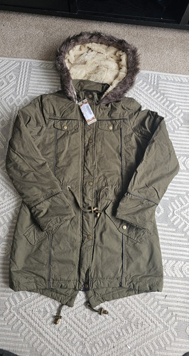 Boohoo women green hooded - boohoo, women’s