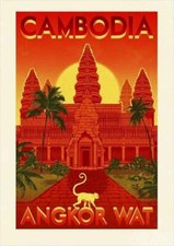 A3 A4 Size - Cambodia Angkor