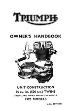 (1258) 1970 Triumph unit 500cc