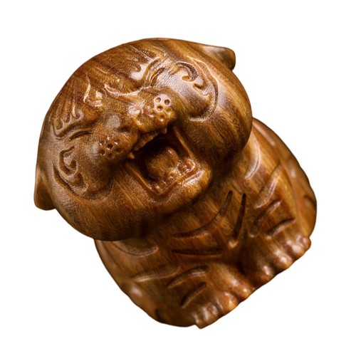 Wood craft tiger decor - craft,
