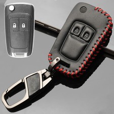 For Vauxhall Meriva Cascada Karl 2 Button Flip Key Ring Fob Case Shell Protect.