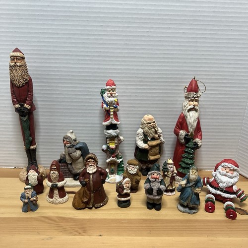 Vintage santa claus wood - claus, (15)