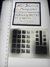 Early Photographic Training