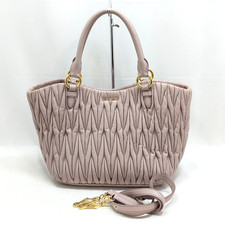 MIU MIU 2Way Matelasse Leather