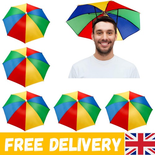 Pcs rainbow umbrella hat - 5,