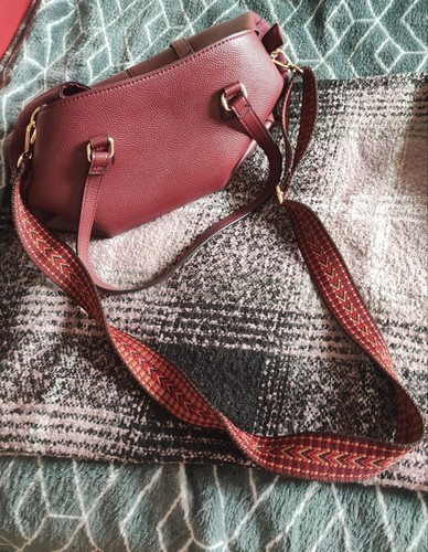 Acessorize burgundy faux - burgundy,