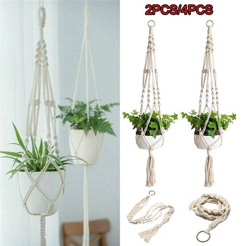 Pack garden macrame plant - macrame,