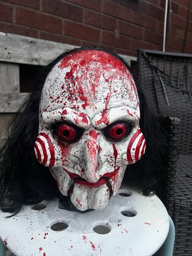 Custom bloody saw billy puppet - bloody,