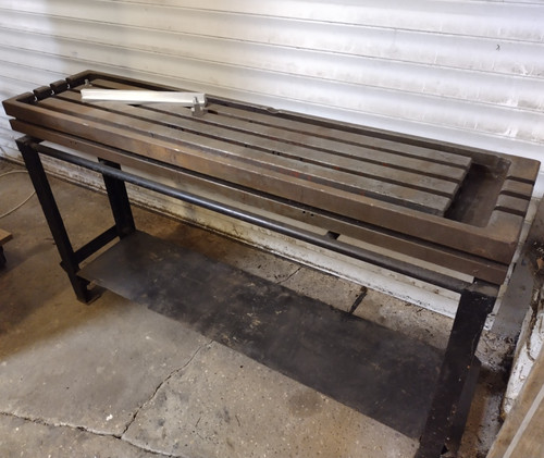 Cast iron slot table - t-slot, on