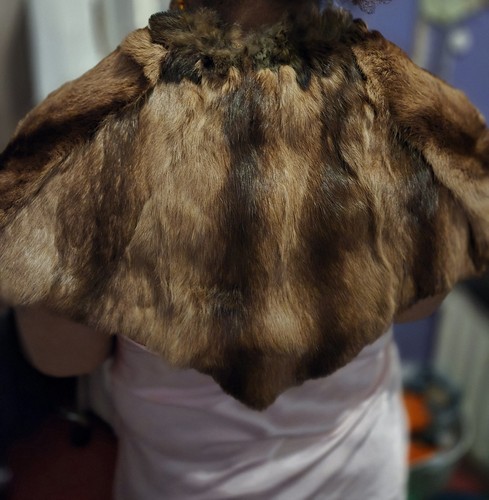 Mink fur caramel - mink,