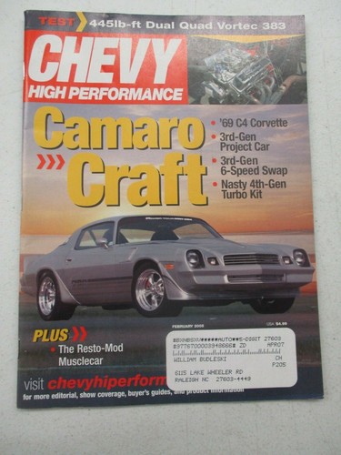 Chevy high performance - chevy,