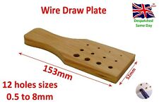 Wooden Wire Draw Plate 12
