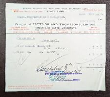 1938 Pattrick & Thompsons