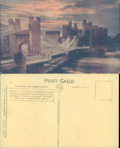 Conwy castle and suspension - castle,