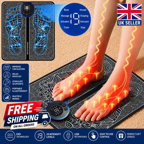Electric ems foot massager pad - ems,