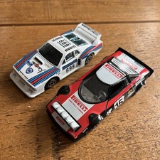 Vintage Bburago Toy Cars 1/43 Lancia Stratos#4108 Lancia Beta Montecarlo #4170