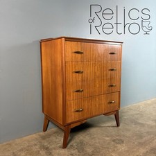 Mid Century Teak & Brass Chest