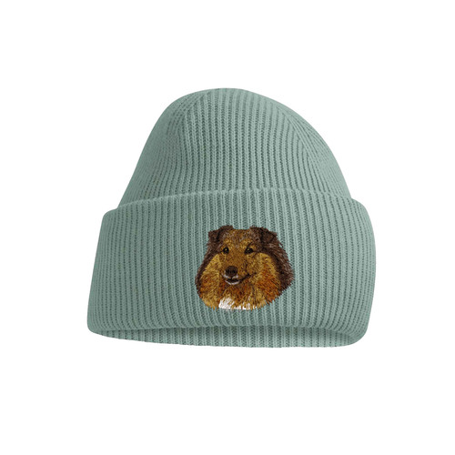 Shetland sheepdog beanie hat - sheepdog,