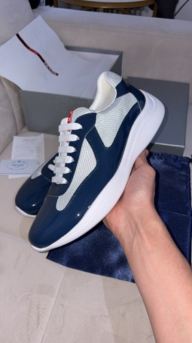 Prada men low - top, lace-up