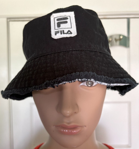 Fila distressed black bucket - distressed,