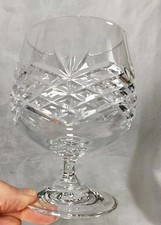 Pair Cut Crystal Brandy