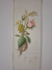 1880s-90s VICTORIAN bookmark