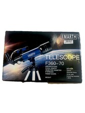 EMARTH TELESCOPE F360-70 TRIPOD + EYEPIECES BRAND NEW BOXED AMATEUR STARGAZER 
