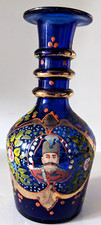 Vintage Persian Cobalt Glass