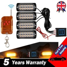 4Pcs 12 LED Emergency Hazard