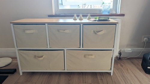 Drawer wide fabric dresser - 5,