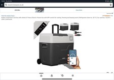 Arebos 47 Litre Compressor Cool Box / Fridge With Wheels With App Control  NEW