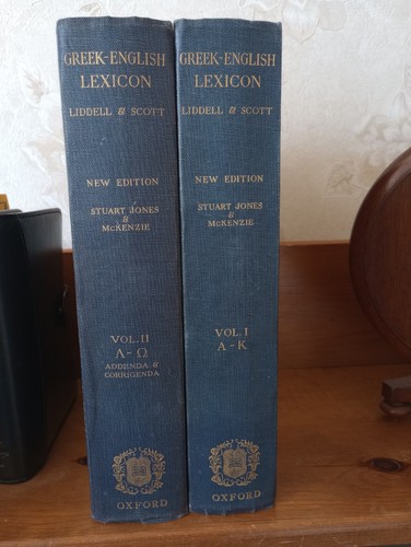 Greek english volume - greek-english, liddell