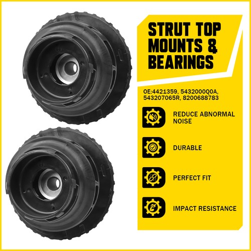 Front suspension strut top - front,